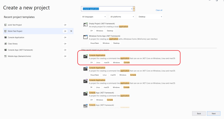 Commandline tools using .Net 5